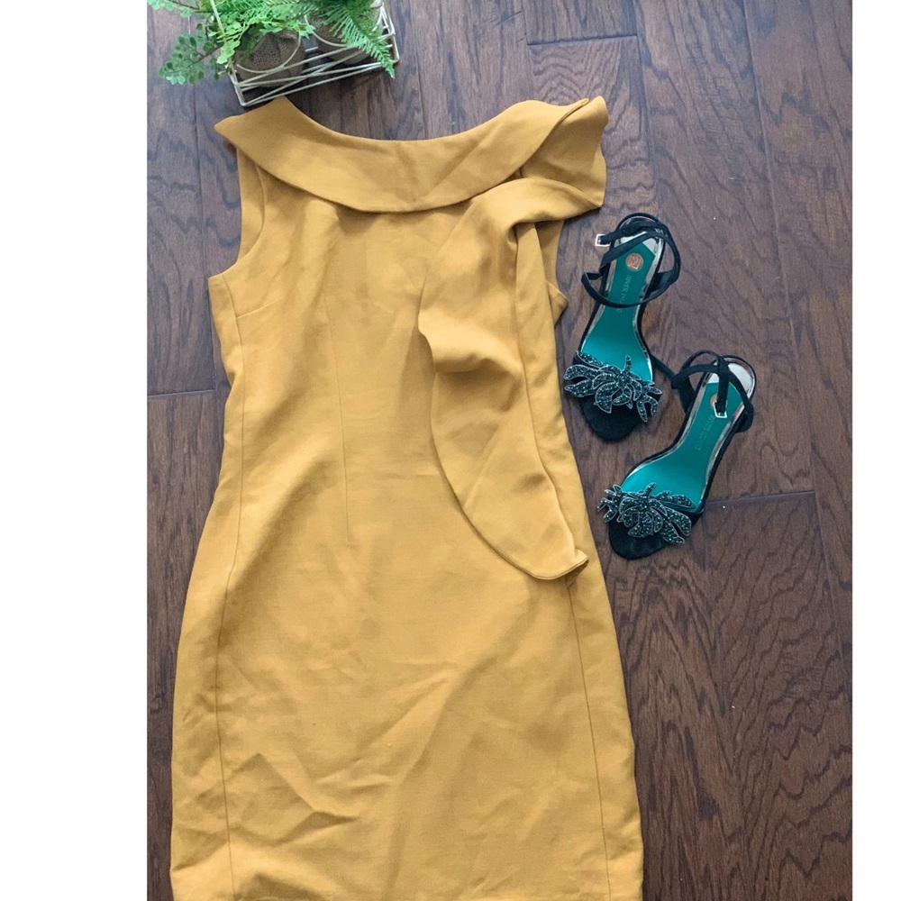 ⚡️SALE⚡️ Miss Mainera mustard color gown